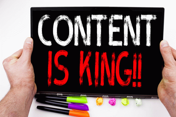 محتوا پادشاه است